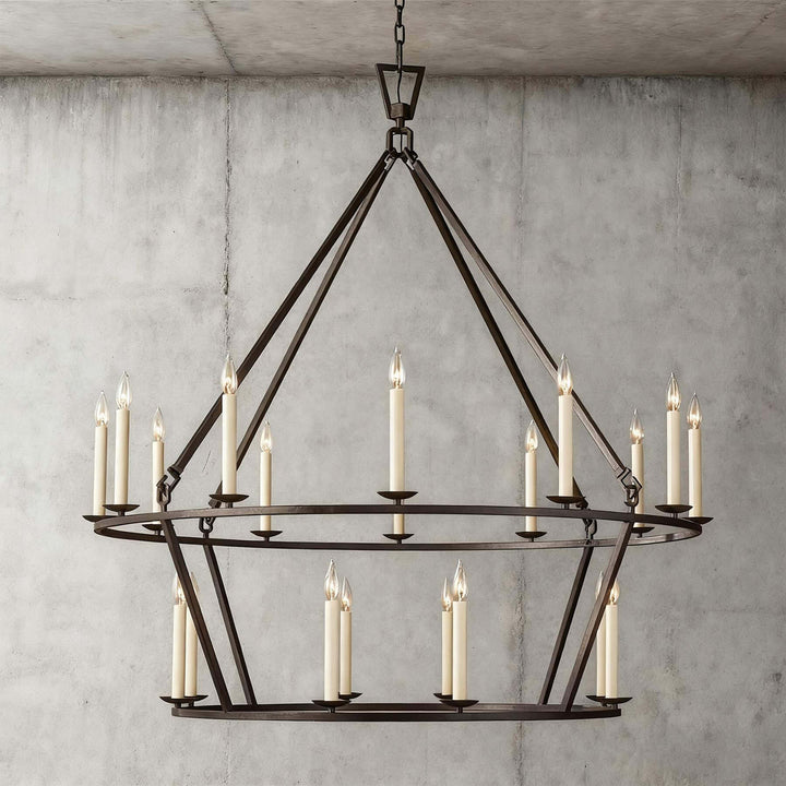 Luvo Serin Chandelier - Vintage Candle Chandelier for Living Room