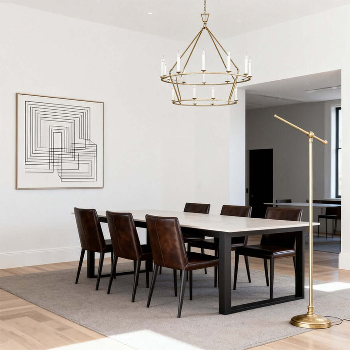 Luvo Serin Chandelier - Vintage Candle Chandelier for Living Room