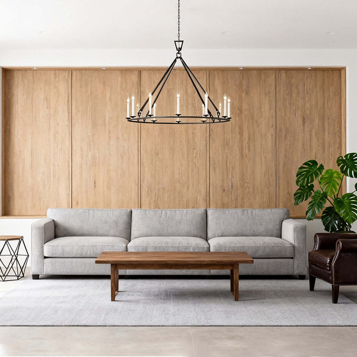 Luvo Serin Chandelier - Vintage Candle Chandelier for Living Room
