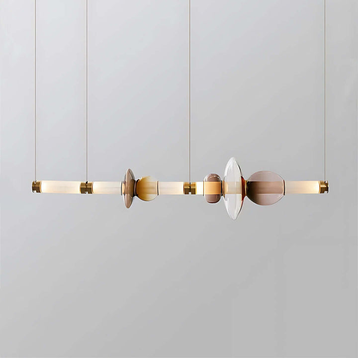 Maperu Chandelier – Modern Lightweight Linear Chandelier Design