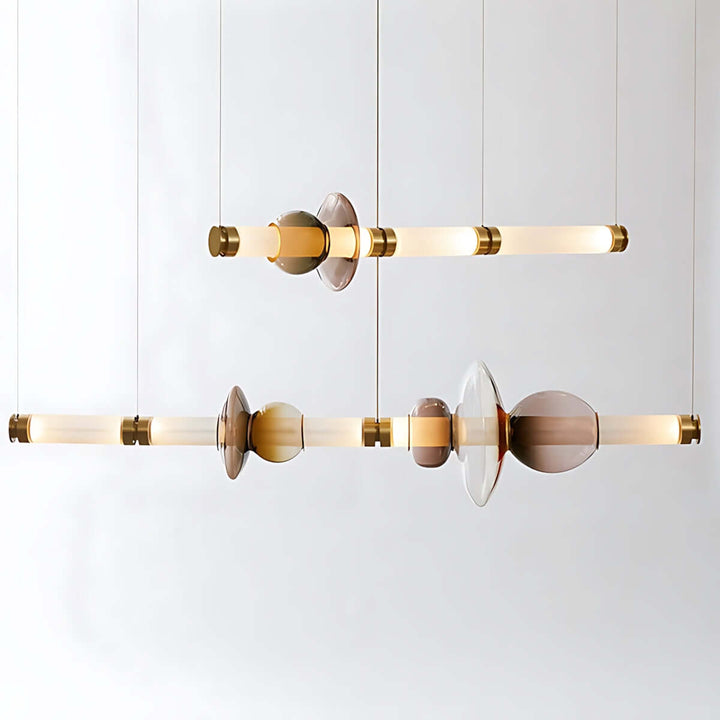 Maperu Chandelier – Modern Lightweight Linear Chandelier Design