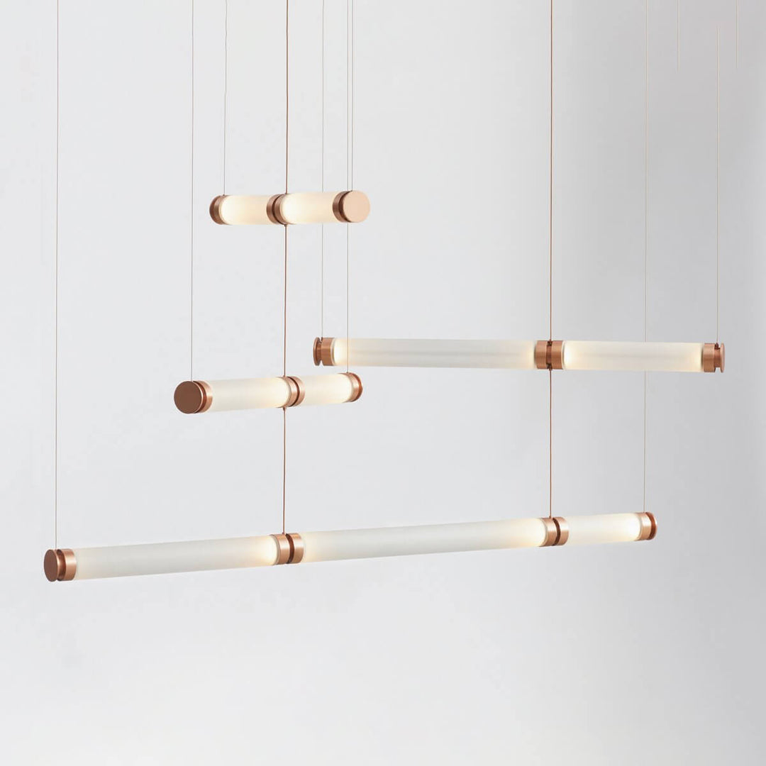 Maperu Chandelier – Modern Lightweight Linear Chandelier Design