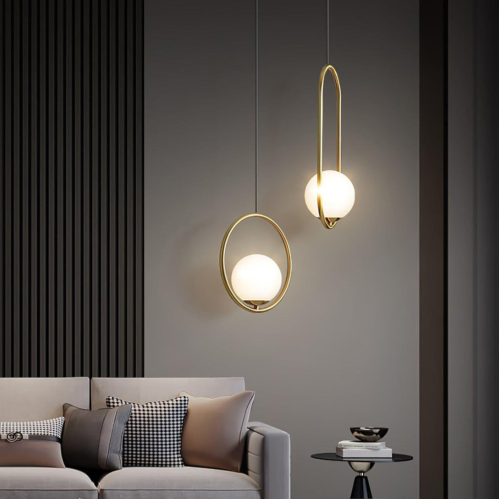 Mila Pendant Lamp | Modern Globe Glass Hanging Light for Bathroom | Vinlighting | Vinlighting