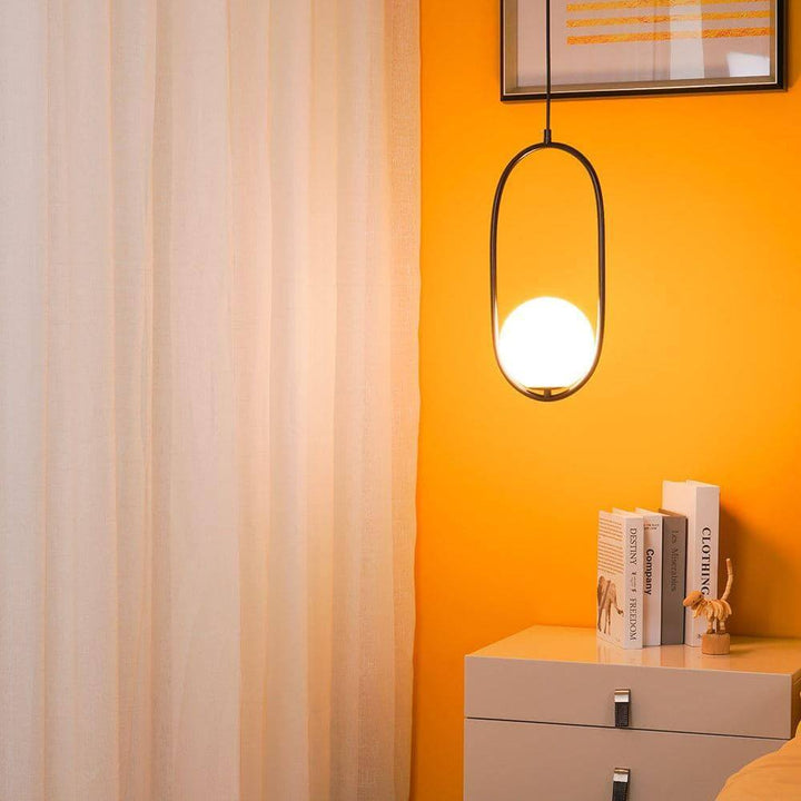 Mila Pendant Lamp | Modern Globe Glass Hanging Light for Bathroom | Vinlighting | Vinlighting