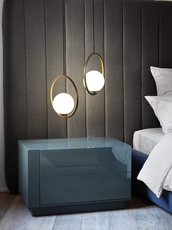 Mila Pendant Lamp | Modern Globe Glass Hanging Light for Bathroom | Vinlighting | Vinlighting