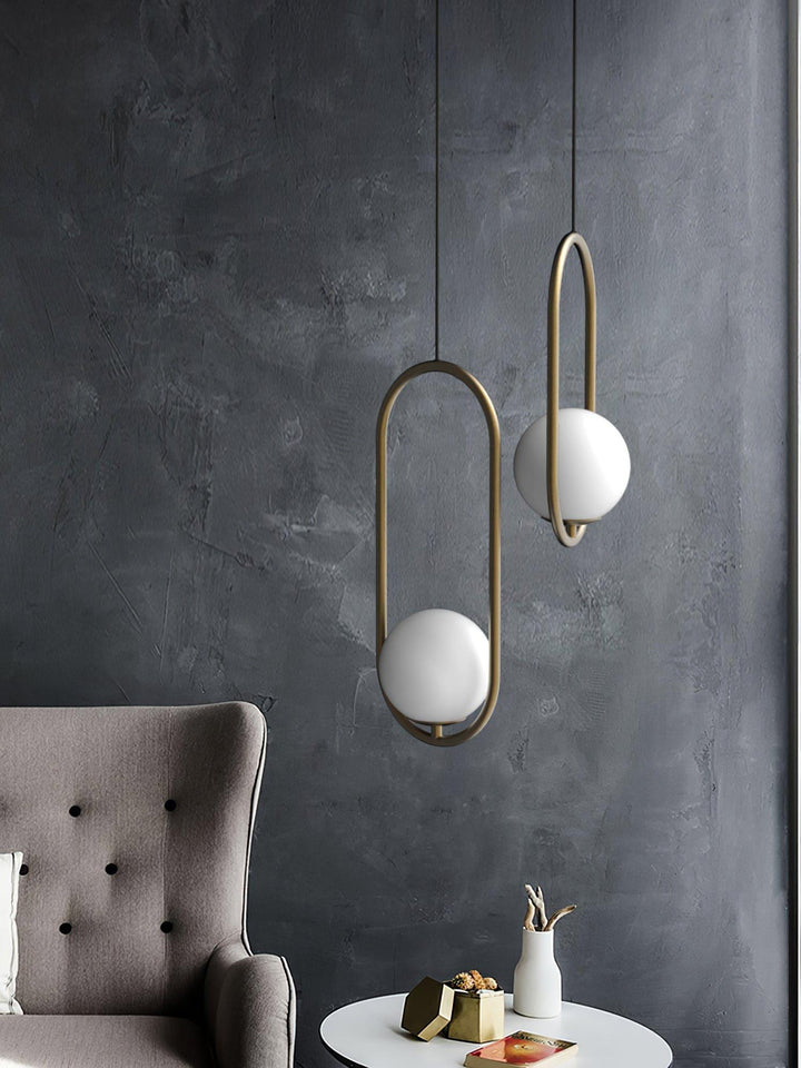 Mila Pendant Lamp | Modern Globe Glass Hanging Light for Bathroom | Vinlighting | Vinlighting