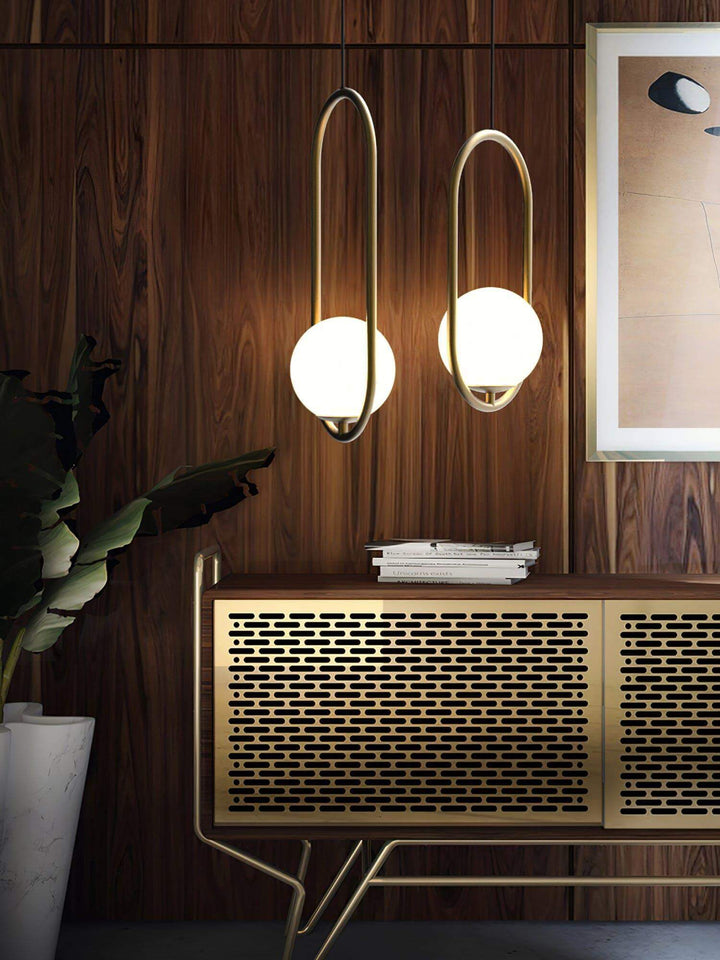 Mila Pendant Lamp | Modern Globe Glass Hanging Light for Bathroom | Vinlighting | Vinlighting