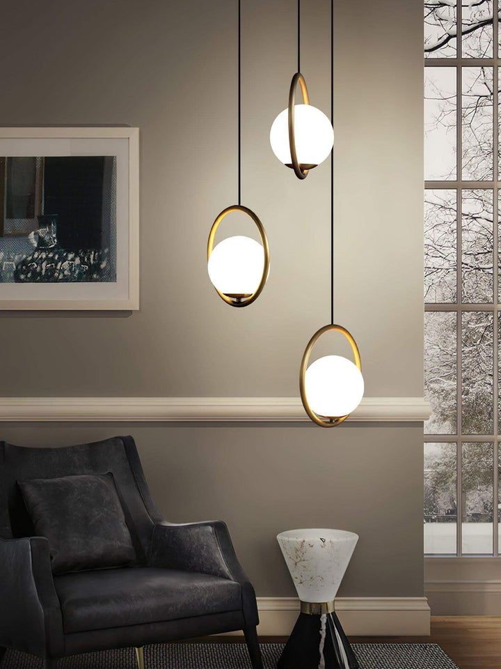 Mila Pendant Lamp | Modern Globe Glass Hanging Light for Bathroom | Vinlighting | Vinlighting