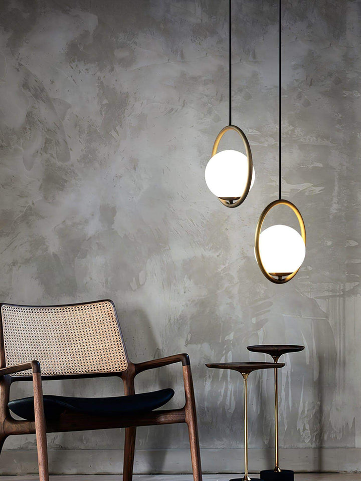Mila Pendant Lamp | Modern Globe Glass Hanging Light for Bathroom | Vinlighting | Vinlighting