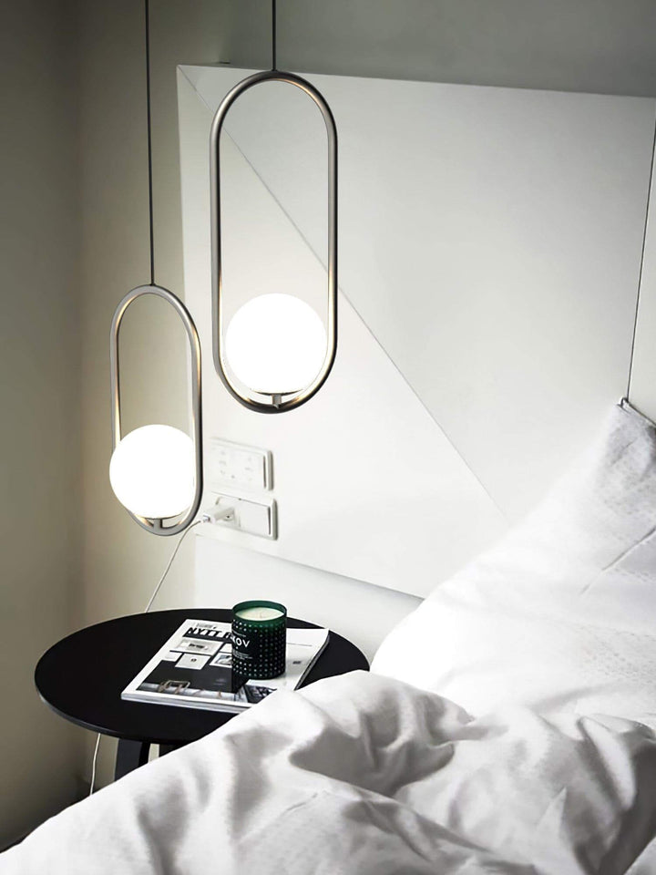 Mila Pendant Lamp | Modern Globe Glass Hanging Light for Bathroom | Vinlighting | Vinlighting