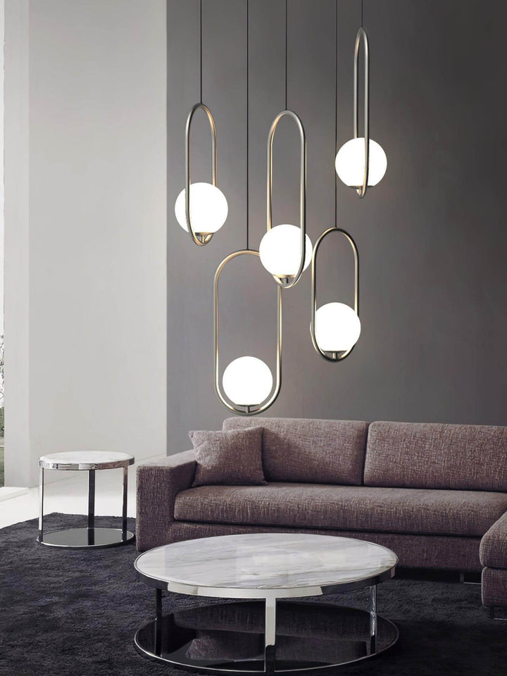 Mila Pendant Lamp | Modern Globe Glass Hanging Light for Bathroom | Vinlighting | Vinlighting