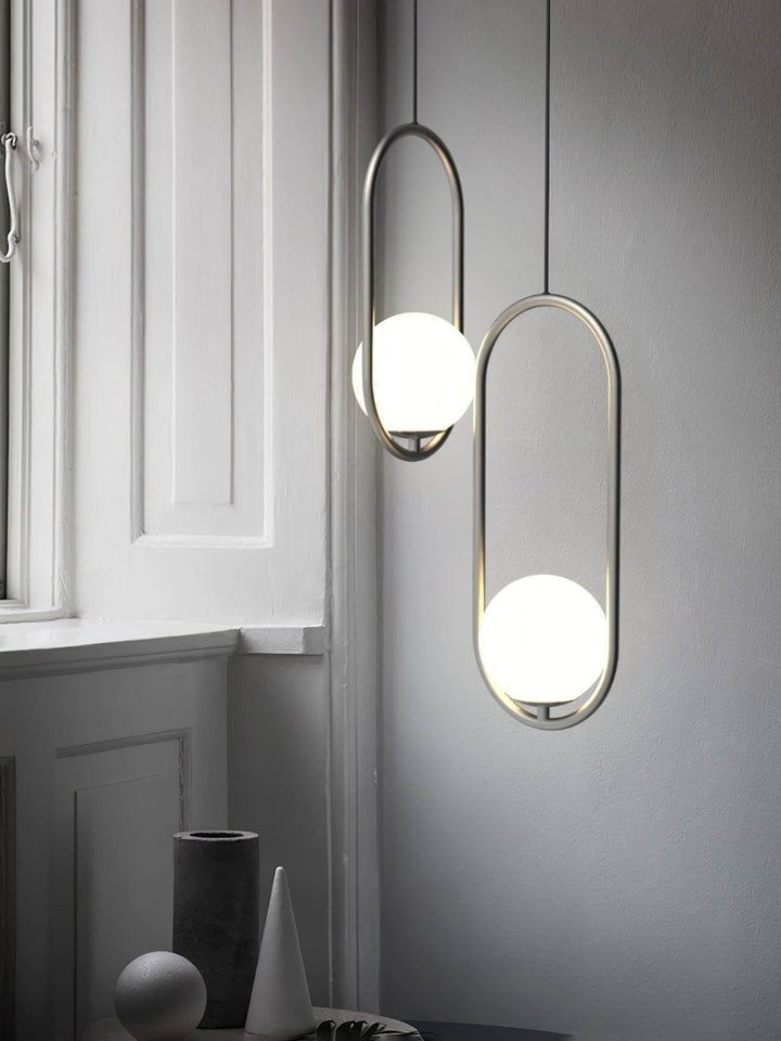 Mila Pendant Lamp | Modern Globe Glass Hanging Light for Bathroom | Vinlighting | Vinlighting