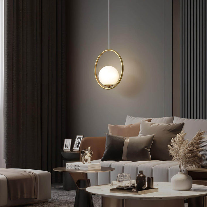 Mila Pendant Lamp | Modern Globe Glass Hanging Light for Bathroom | Vinlighting | Vinlighting
