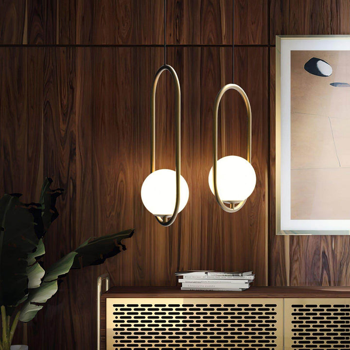 Mila Pendant Lamp | Modern Globe Glass Hanging Light for Bathroom | Vinlighting | Vinlighting