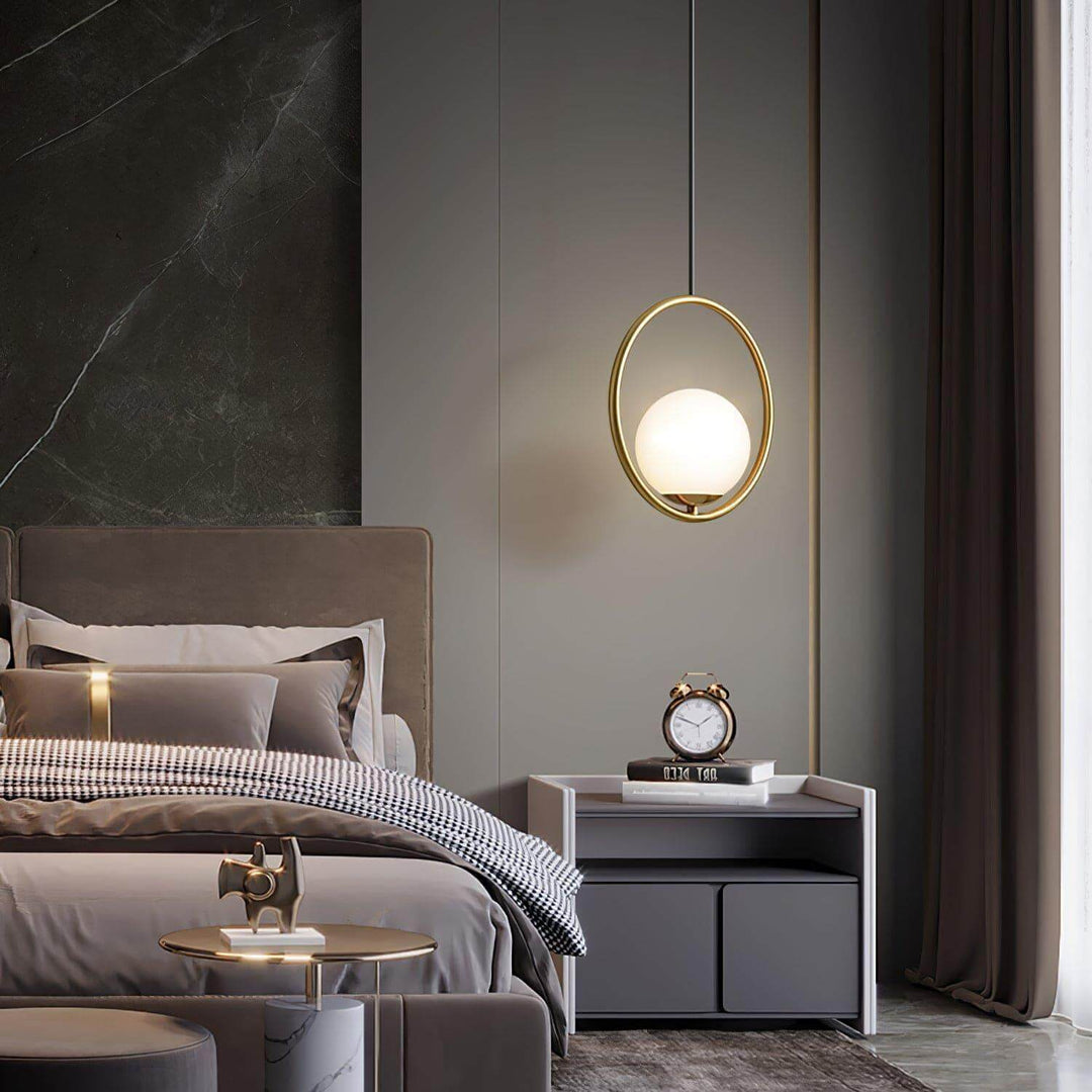 Mila Pendant Lamp | Modern Globe Glass Hanging Light for Bathroom | Vinlighting | Vinlighting