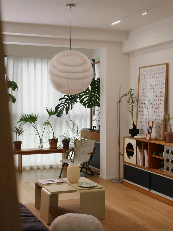 Modern Akari Rice Paper Lantern β Round A Pendant Light | Vinlighting