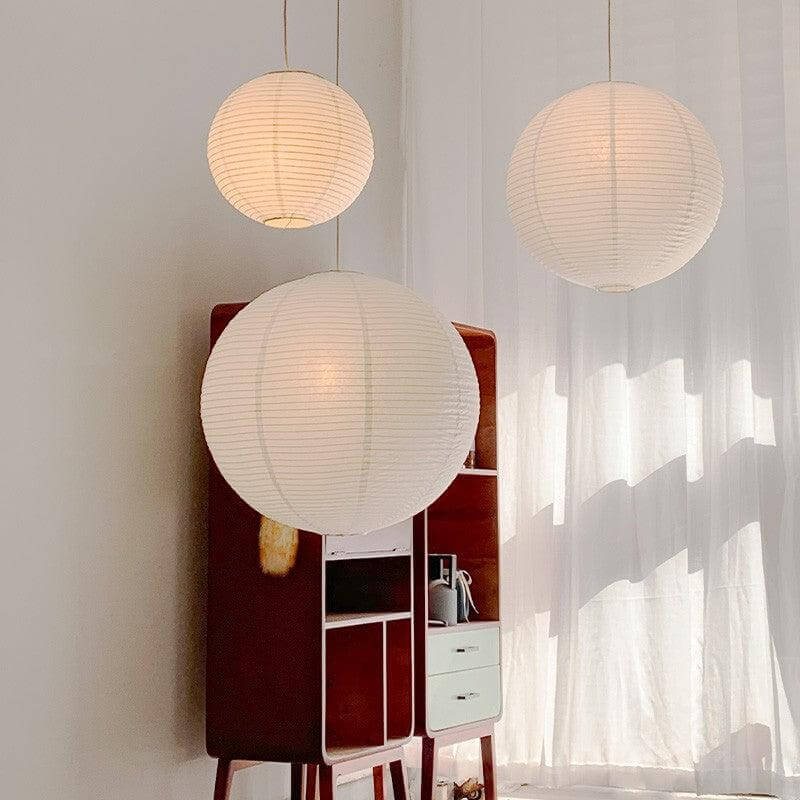 Modern Akari Rice Paper Lantern β Round A Pendant Light | Vinlighting