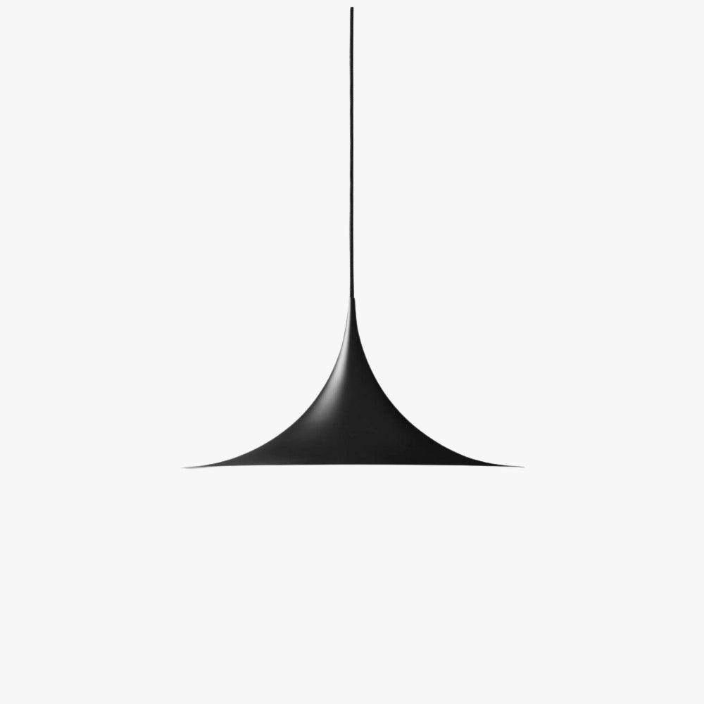 Modern Black Semi Pendant Light - Hanging Lamp for Kitchen Island | Vinlighting | Vinlighting