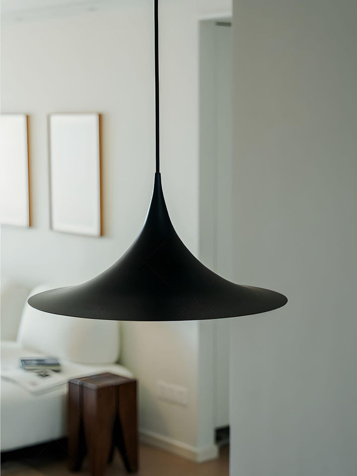 Modern Black Semi Pendant Light - Hanging Lamp for Kitchen Island | Vinlighting | Vinlighting