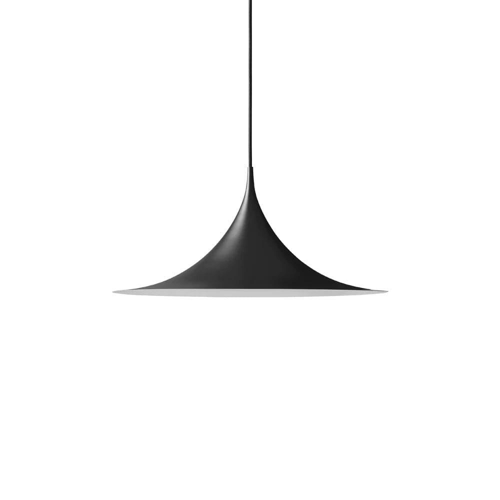 Modern Black Semi Pendant Light - Hanging Lamp for Kitchen Island | Vinlighting | Vinlighting