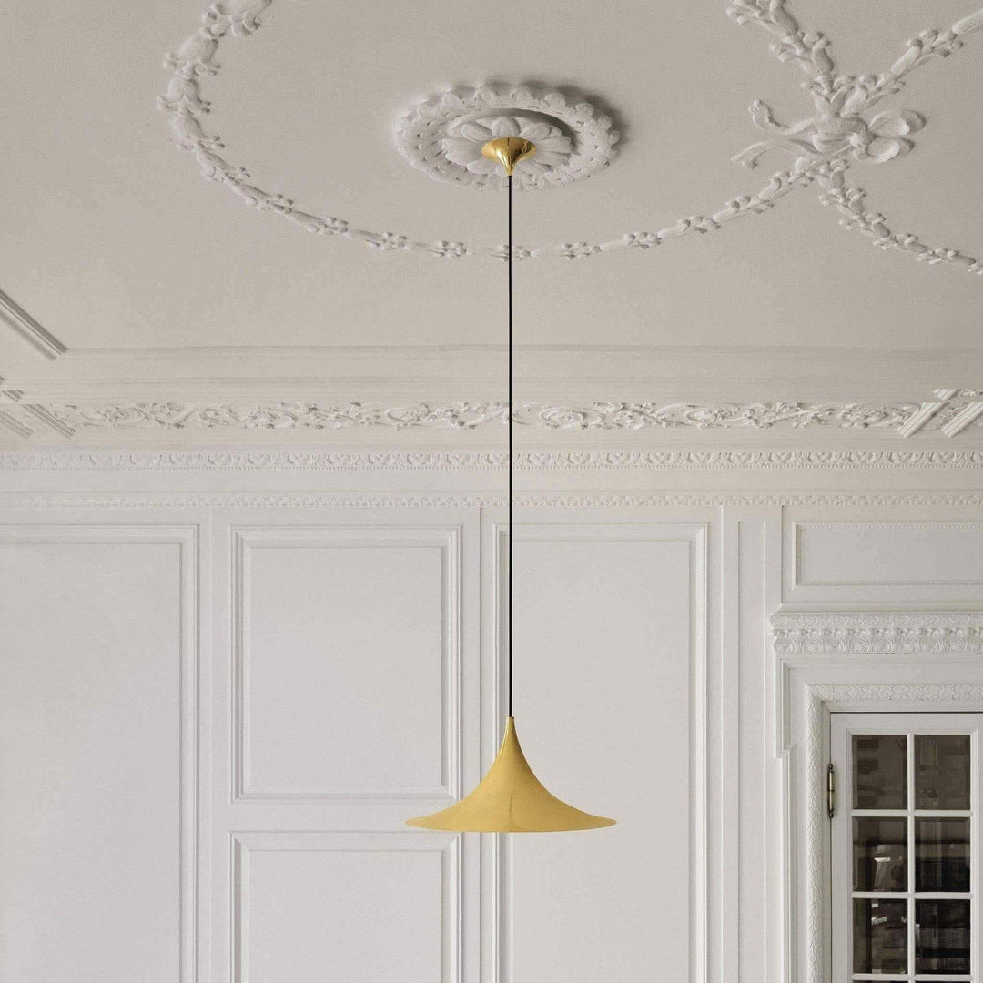 Modern Black Semi Pendant Light - Hanging Lamp for Kitchen Island | Vinlighting | Vinlighting