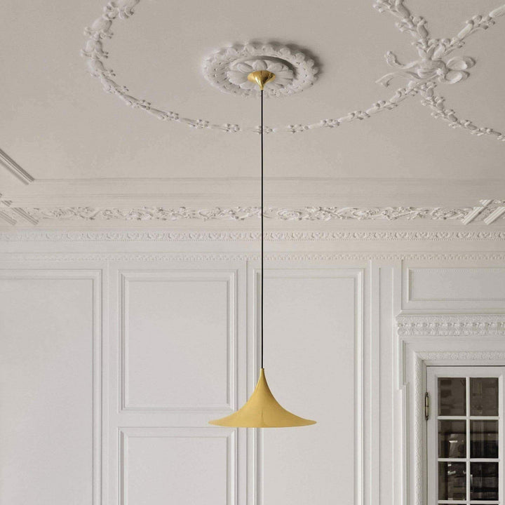 Modern Black Semi Pendant Light - Hanging Lamp for Kitchen Island | Vinlighting | Vinlighting