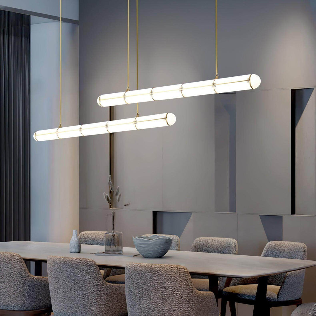 Modern Linear Pendant Light | Ednless LED Design for Kitchen Island | Vinlighting | Vinlighting