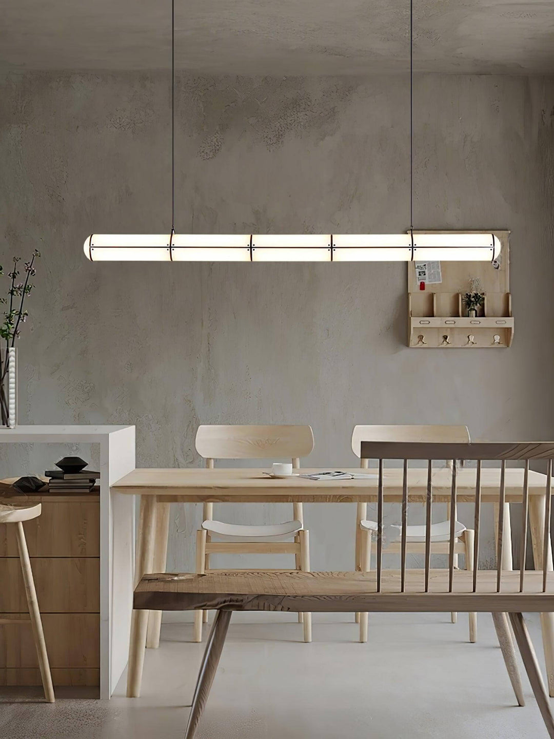 Modern Linear Pendant Light | Ednless LED Design for Kitchen Island | Vinlighting | Vinlighting