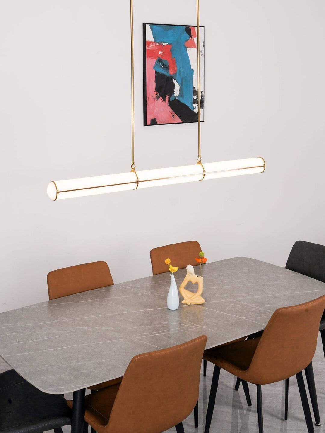 Modern Linear Pendant Light | Ednless LED Design for Kitchen Island | Vinlighting | Vinlighting