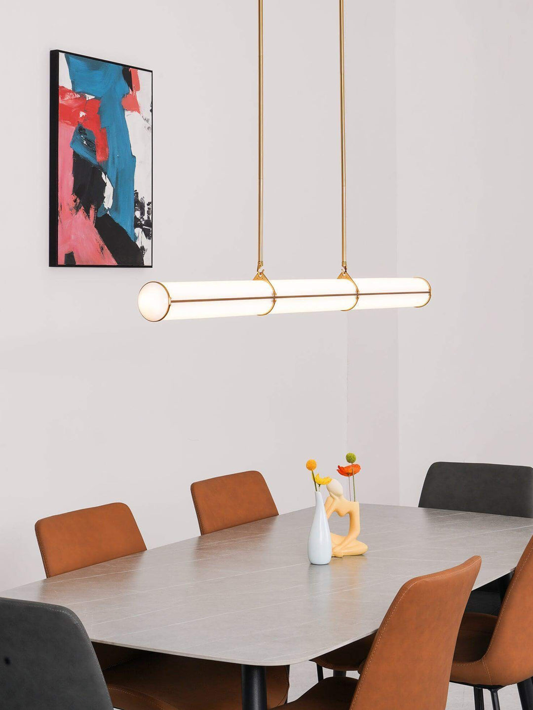 Modern Linear Pendant Light | Ednless LED Design for Kitchen Island | Vinlighting | Vinlighting