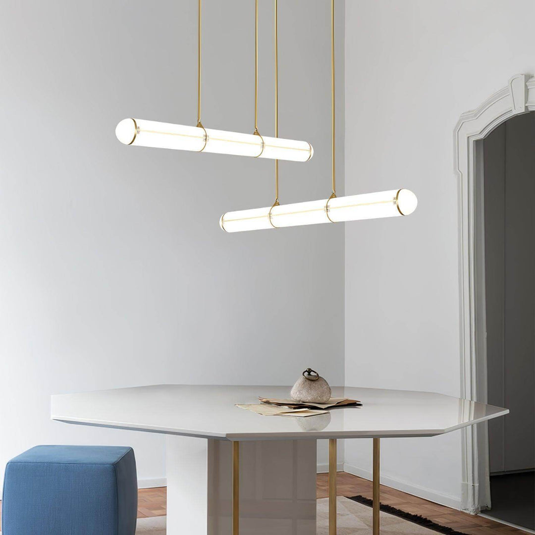 Modern Linear Pendant Light | Ednless LED Design for Kitchen Island | Vinlighting | Vinlighting