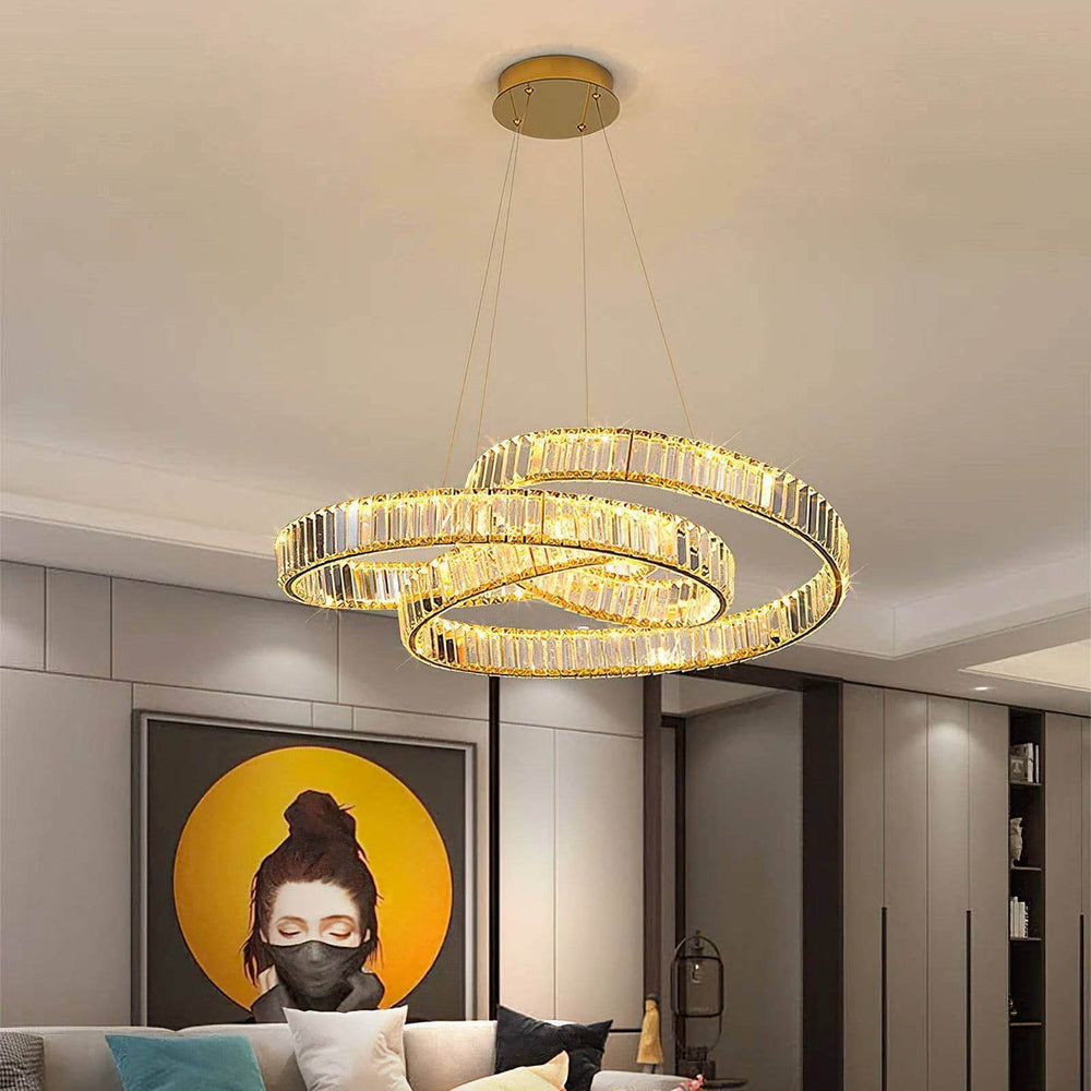 Modern Round Crystal Chandelier – Luxury Lighting for Any Room | Vinlighting | Vinlighting