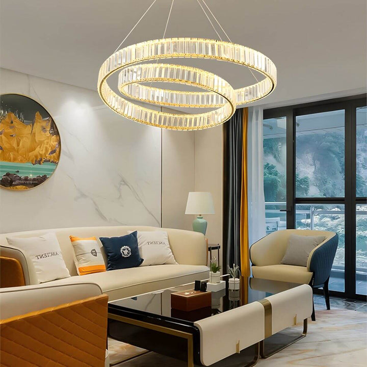 Modern Round Crystal Chandelier – Luxury Lighting for Any Room | Vinlighting | Vinlighting