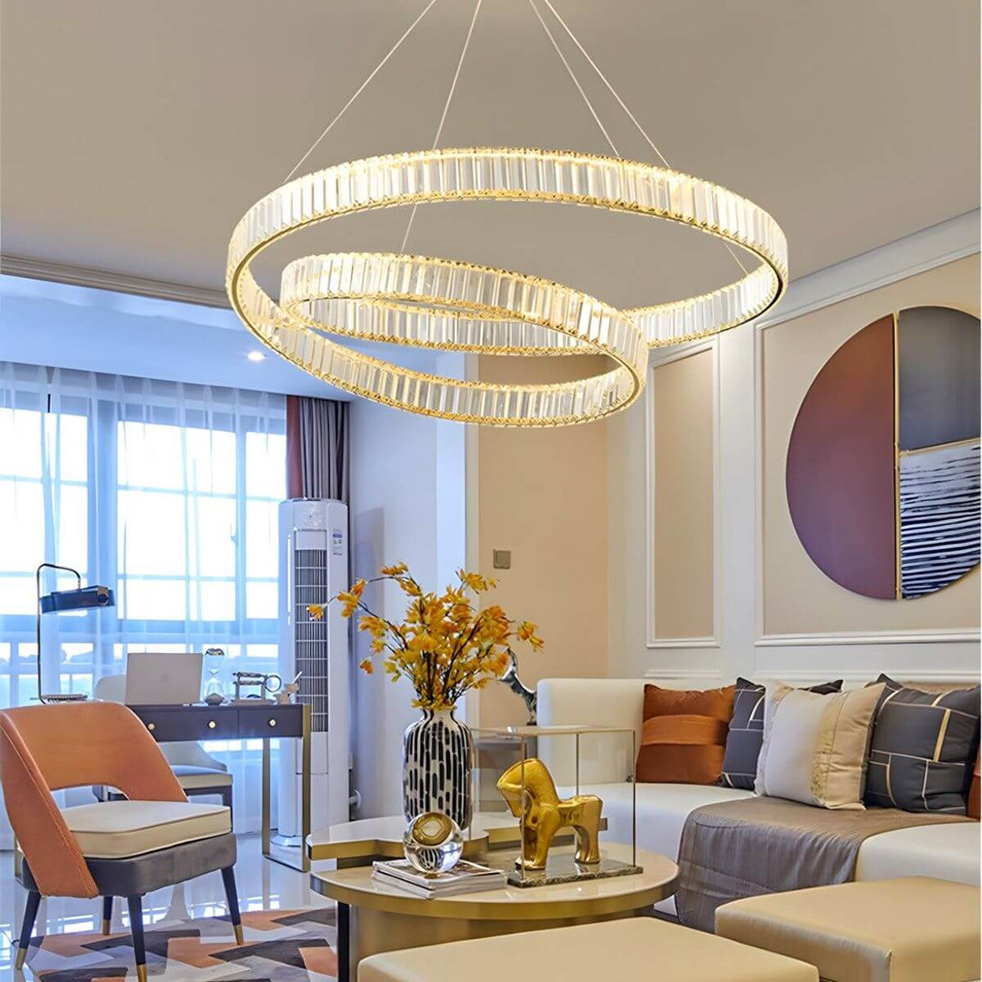 Modern Round Crystal Chandelier – Luxury Lighting for Any Room | Vinlighting | Vinlighting