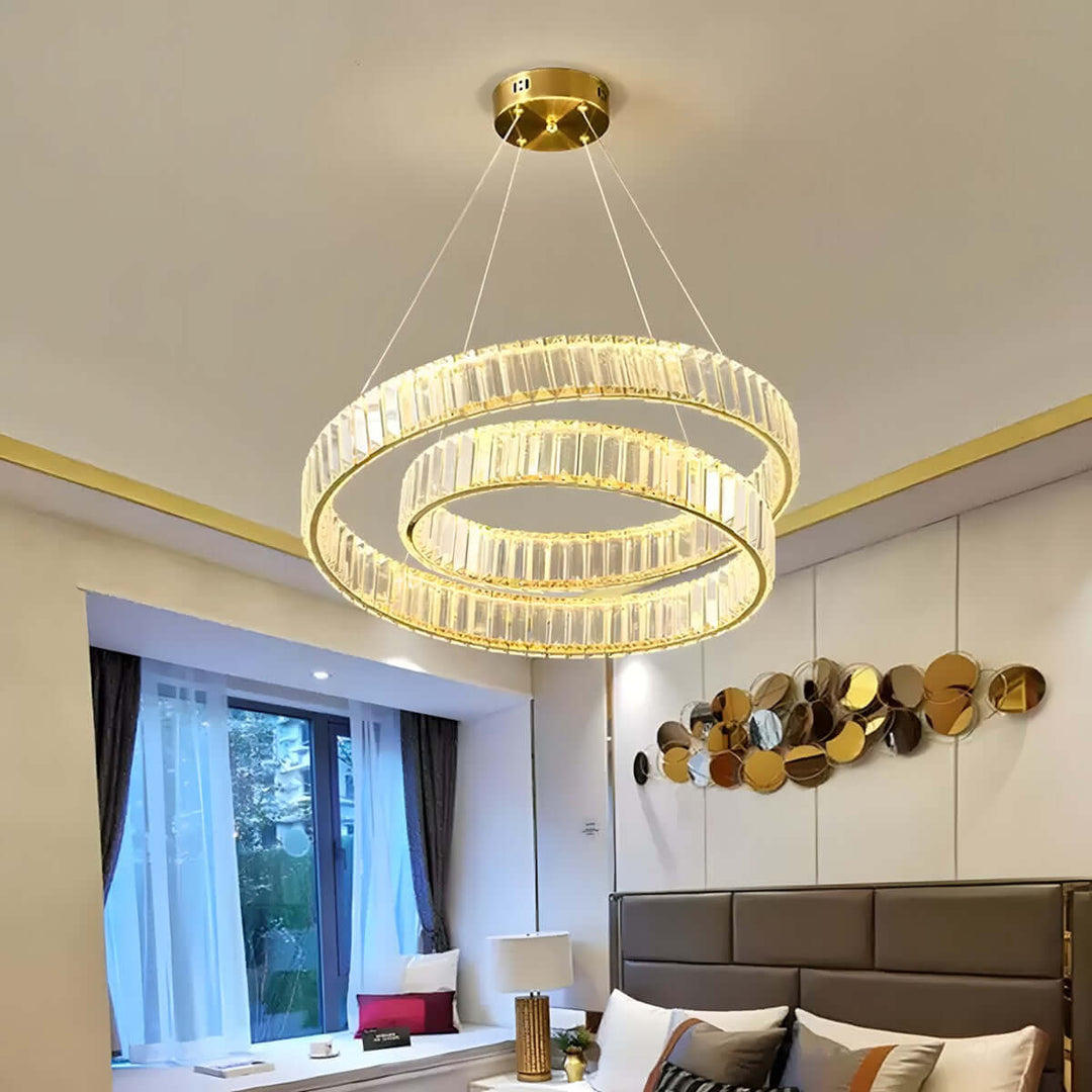 Modern Round Crystal Chandelier – Luxury Lighting for Any Room | Vinlighting | Vinlighting