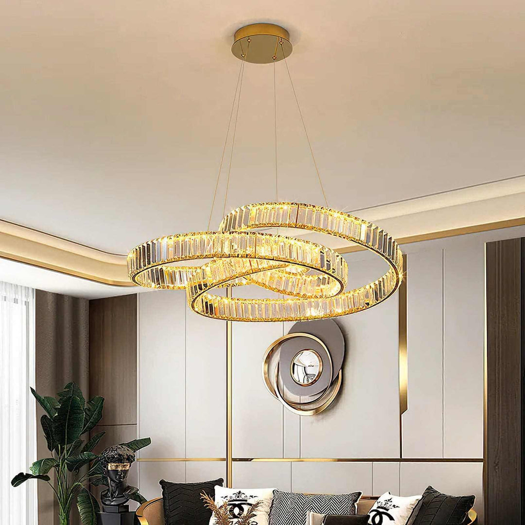 Modern Round Crystal Chandelier – Luxury Lighting for Any Room | Vinlighting | Vinlighting