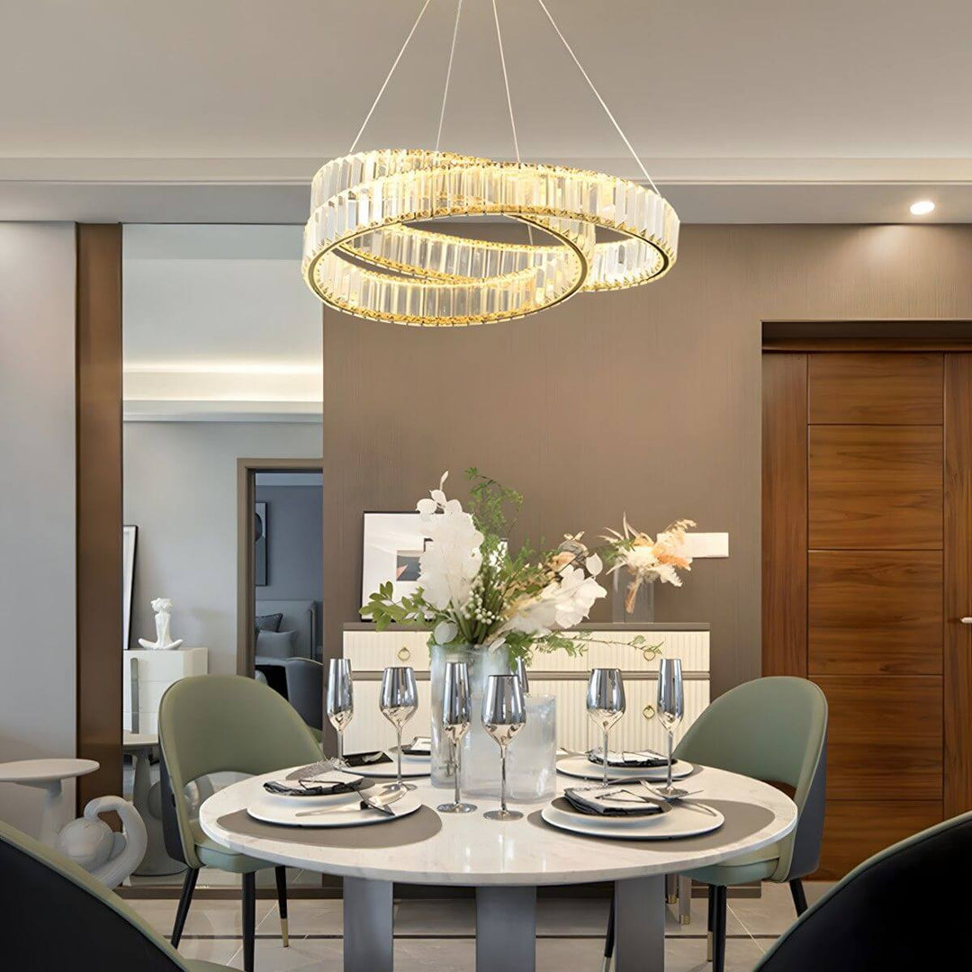 Modern Round Crystal Chandelier – Luxury Lighting for Any Room | Vinlighting | Vinlighting