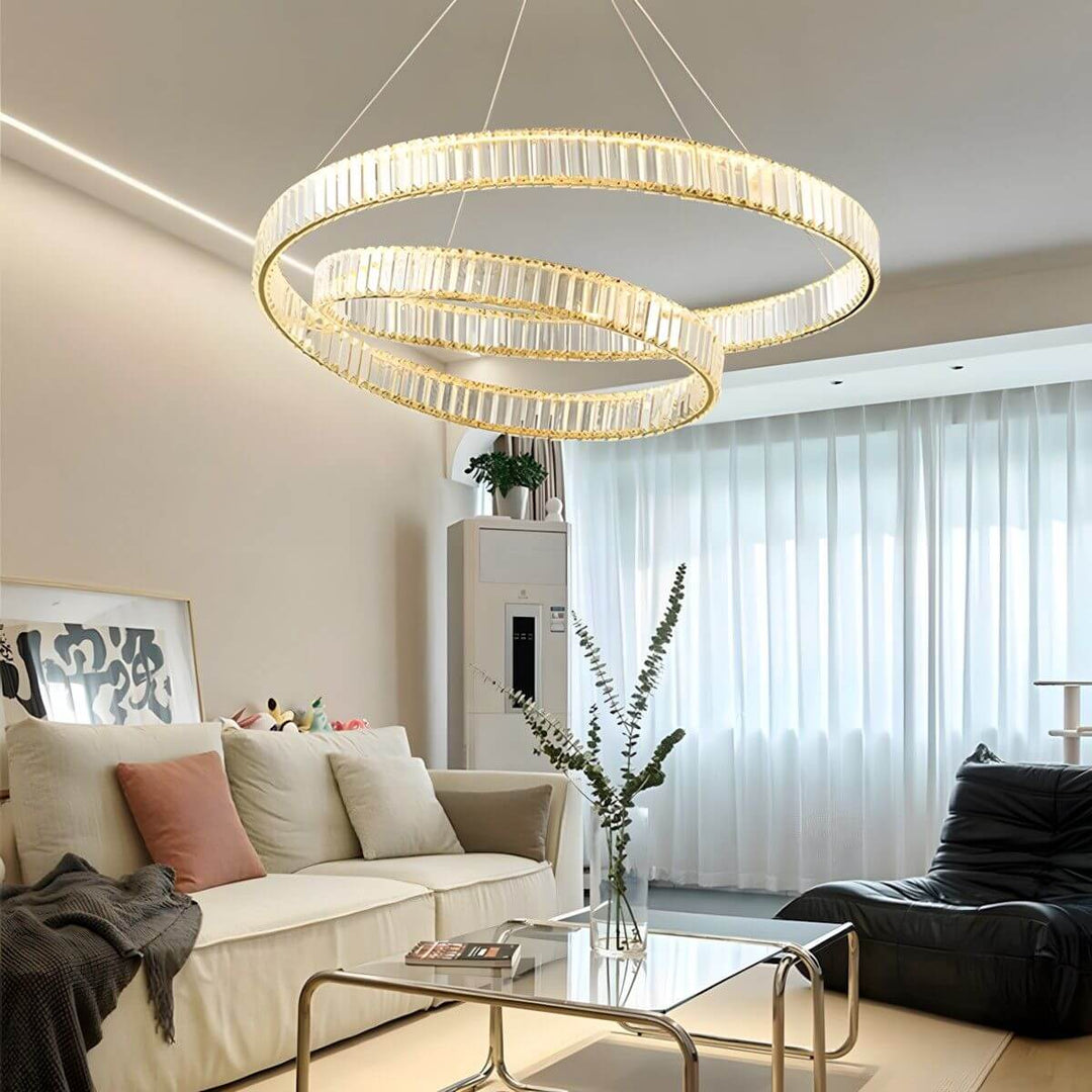 Modern Round Crystal Chandelier – Luxury Lighting for Any Room | Vinlighting | Vinlighting