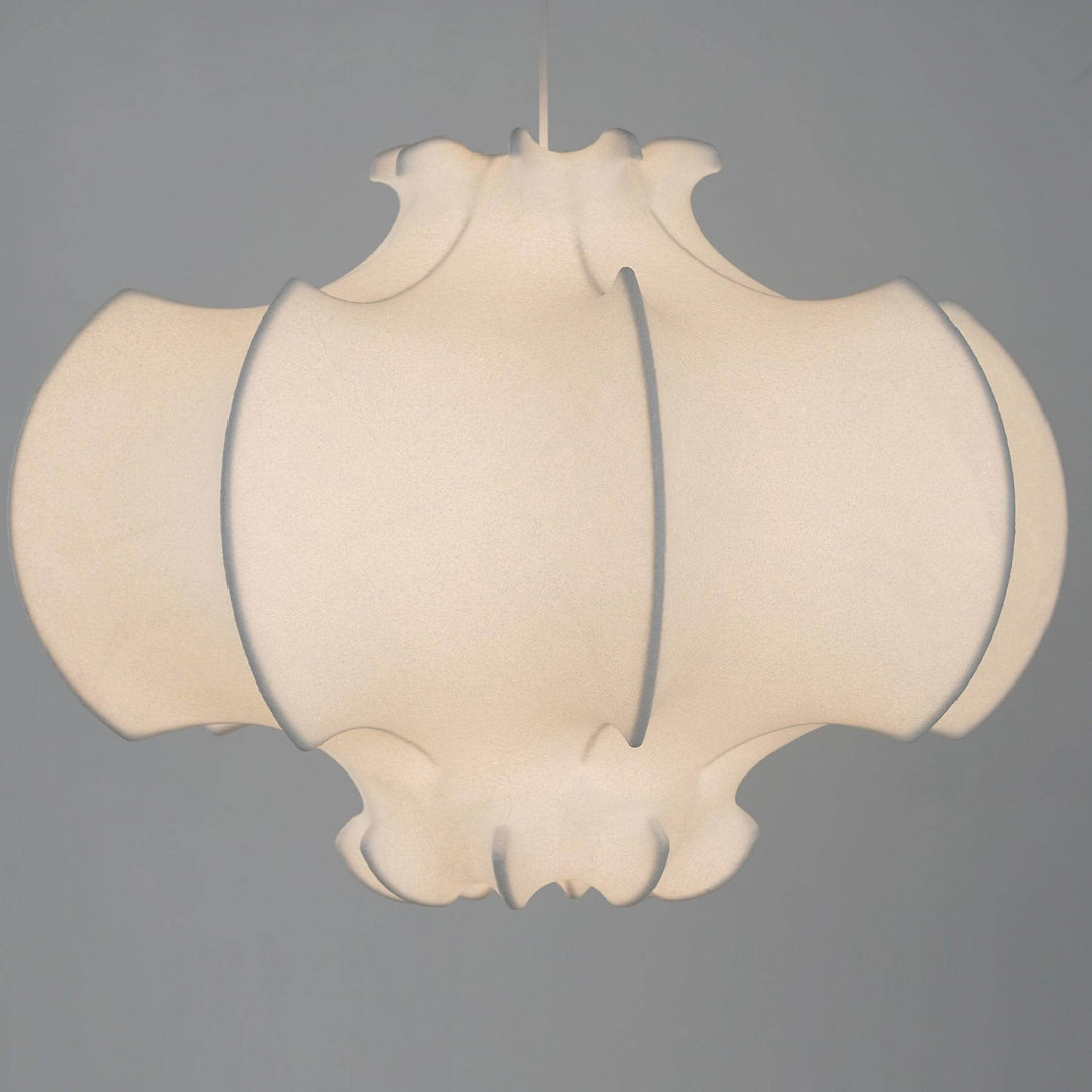 Modern White Silk Viscontea Pendant Light | Dining Room Hanging Lamp | Vinlighting | Vinlighting