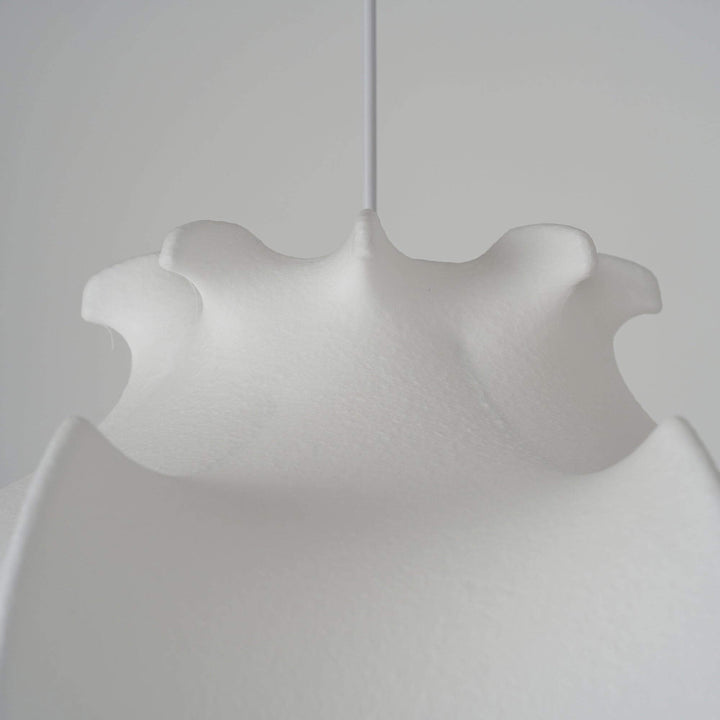 Modern White Silk Viscontea Pendant Light | Dining Room Hanging Lamp | Vinlighting | Vinlighting