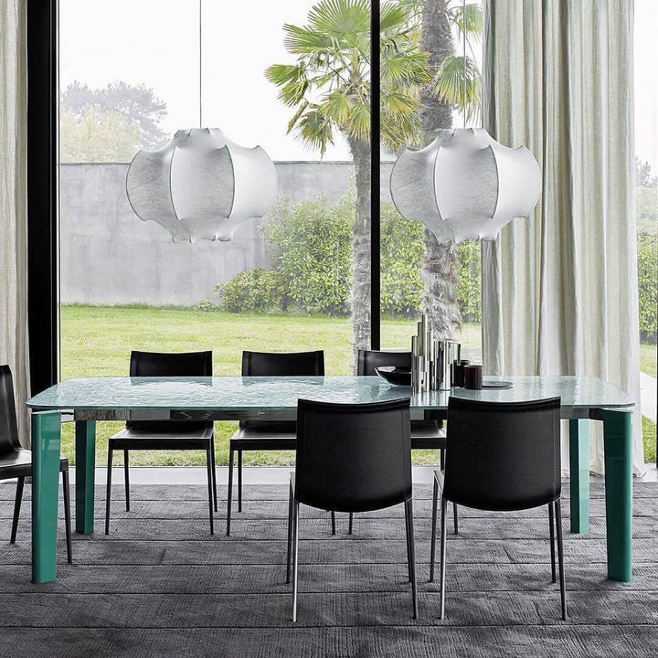 Modern White Silk Viscontea Pendant Light | Dining Room Hanging Lamp | Vinlighting | Vinlighting