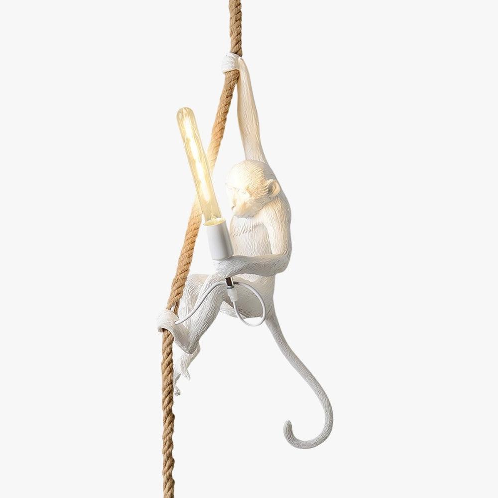 Monkey Pendant Lamp | Resin Art Deco Hanging Light for Home Office | Vinlighting | Vinlighting
