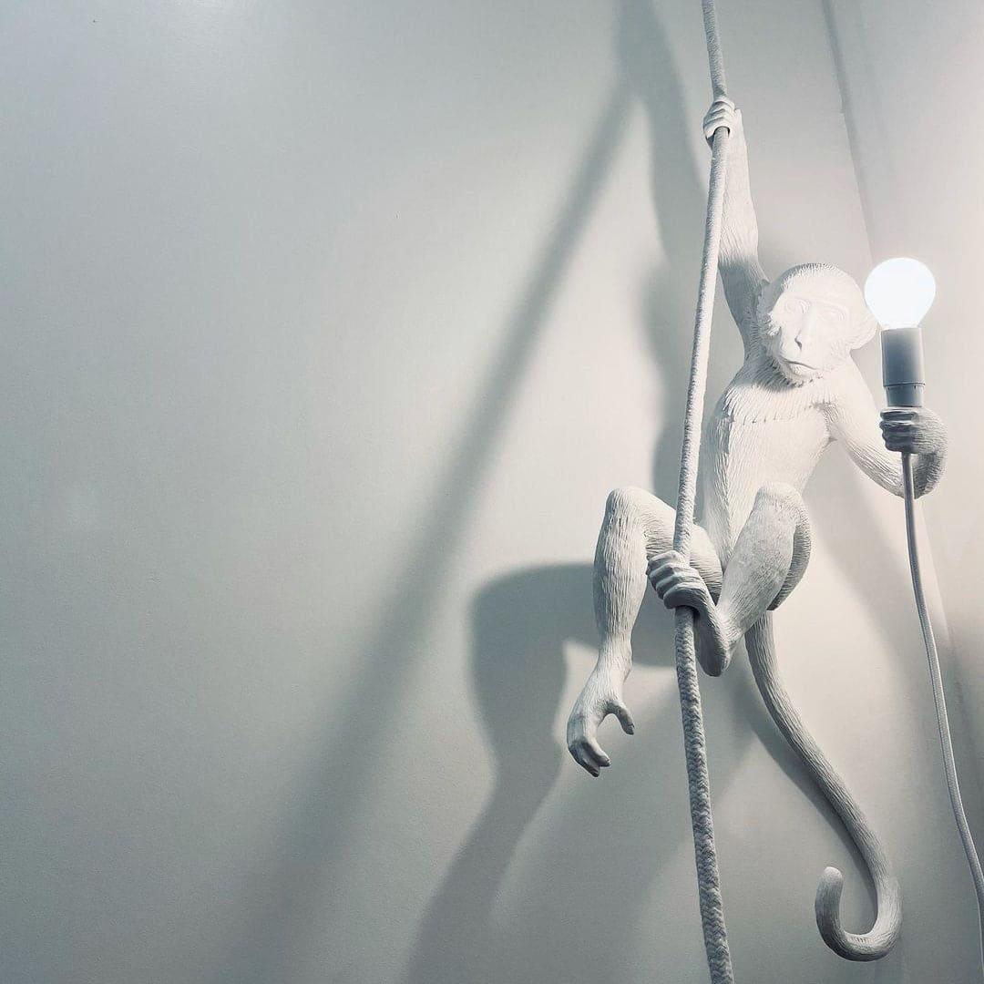 Monkey Pendant Lamp | Resin Art Deco Hanging Light for Home Office | Vinlighting | Vinlighting
