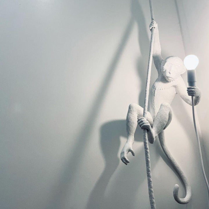 Monkey Pendant Lamp | Resin Art Deco Hanging Light for Home Office | Vinlighting | Vinlighting