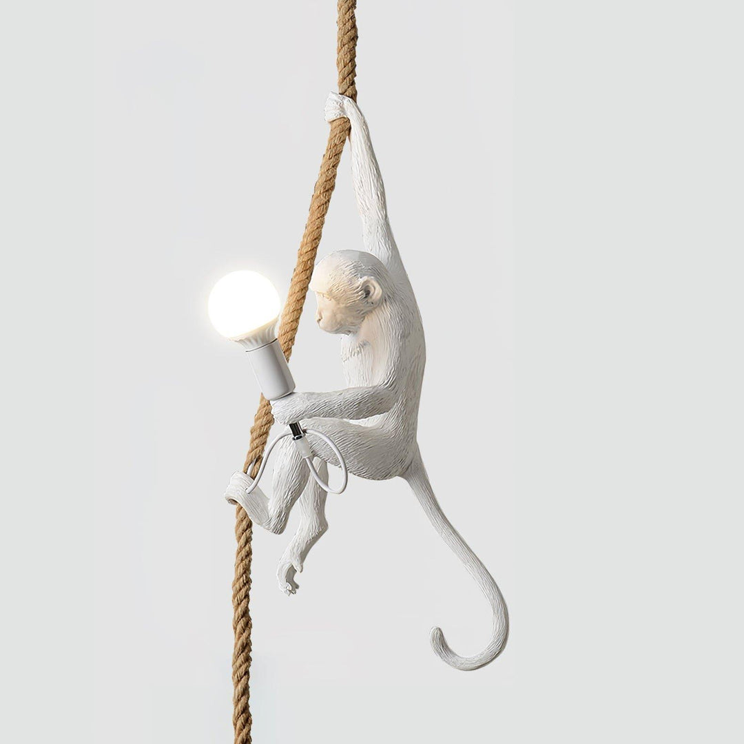 Monkey Pendant Lamp | Resin Art Deco Hanging Light for Home Office | Vinlighting | Vinlighting