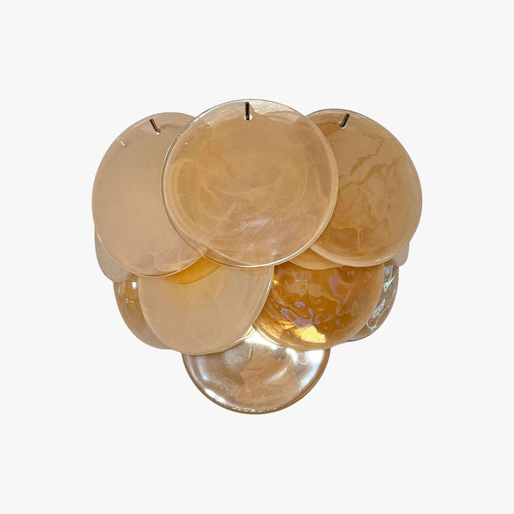 Murano Disk Wall Sconce โ French Simple Light Luxury Lighting