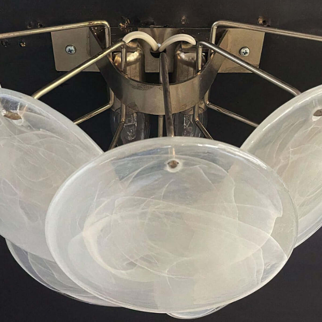 Murano Disk Wall Sconce โ French Simple Light Luxury Lighting
