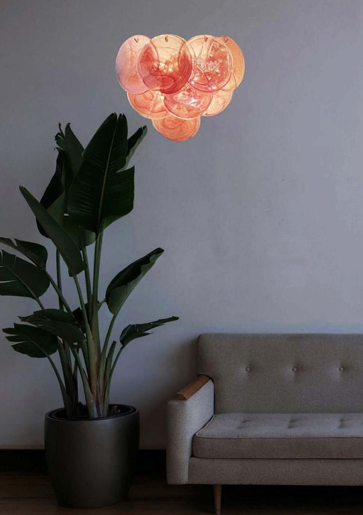 Murano Disk Wall Sconce โ French Simple Light Luxury Lighting