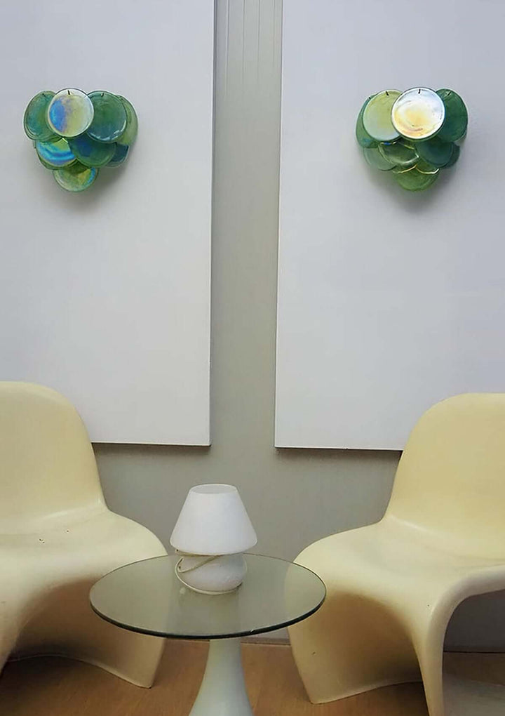 Murano Disk Wall Sconce โ French Simple Light Luxury Lighting