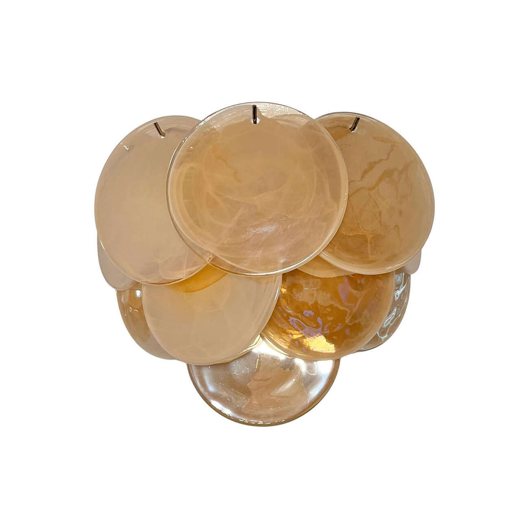 Murano Disk Wall Sconce โ French Simple Light Luxury Lighting
